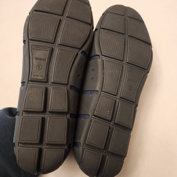 Swims Navy Blue Penny Loafers - Picture 8 of 10